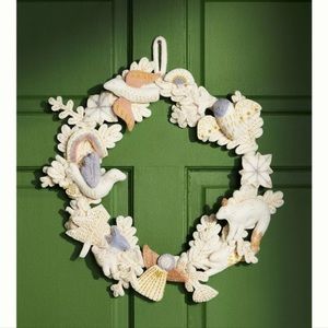 Anthropologie Nadia Wool Wreath.Price is firm